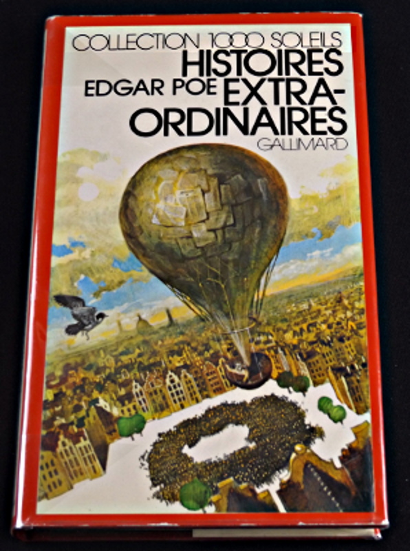 Histoire extraordinaires, Edgar Poe, Gallimard, collection 1000 Soleils, jaquette de Jean-Olivier Héron           