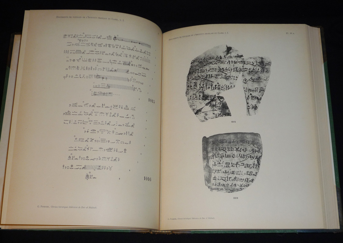 Catalogue des ostraca hiératiques littéraires de Deir El-Médineh