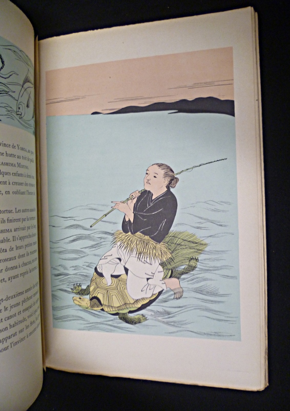 Illustration de Foujita pour légendes japonaises aux éditions de l'Abeille d'Or en 1923