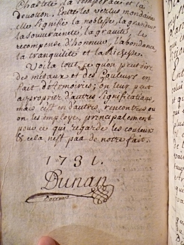 Signature de Dunan